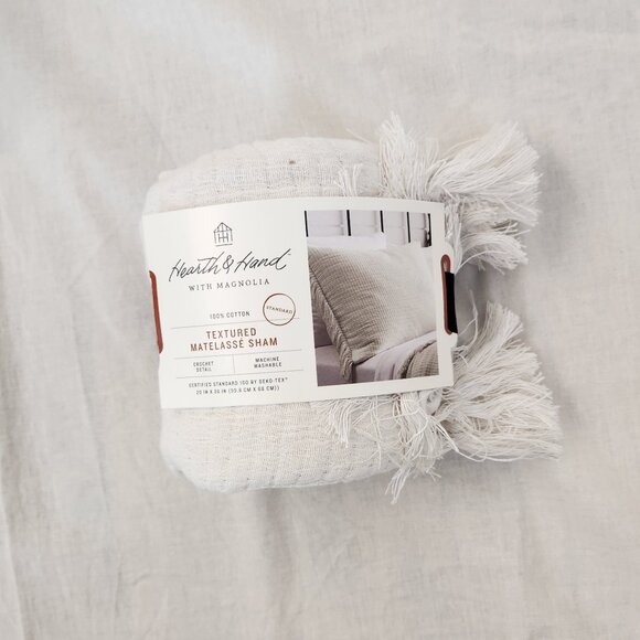 Hearth & Hand - Full/Queen Textured Matelasse Textured Coverlet and 2 Shams - Picture 11 of 13